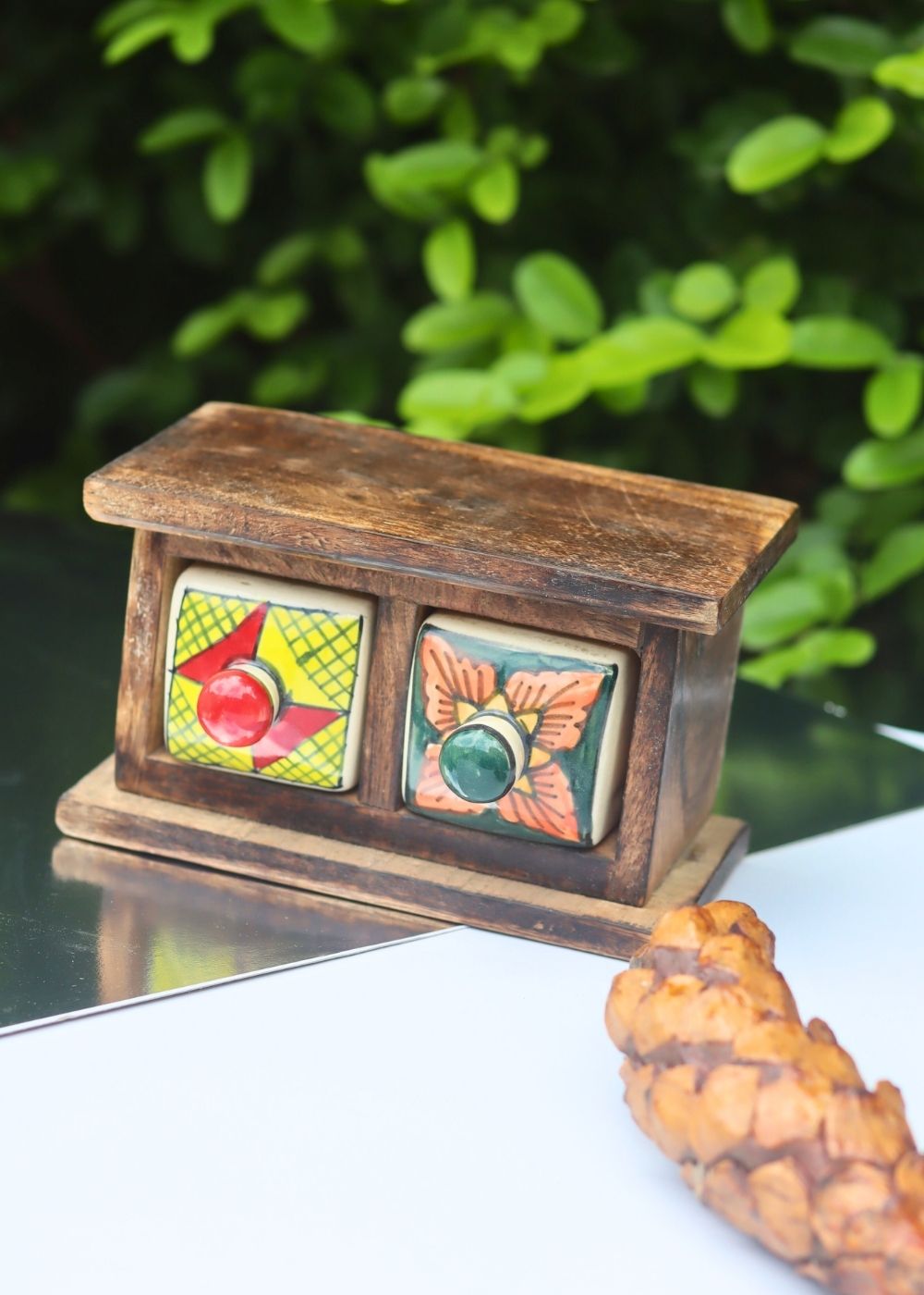 Wooden Decor Drawer – Artistic Glow handmade in India