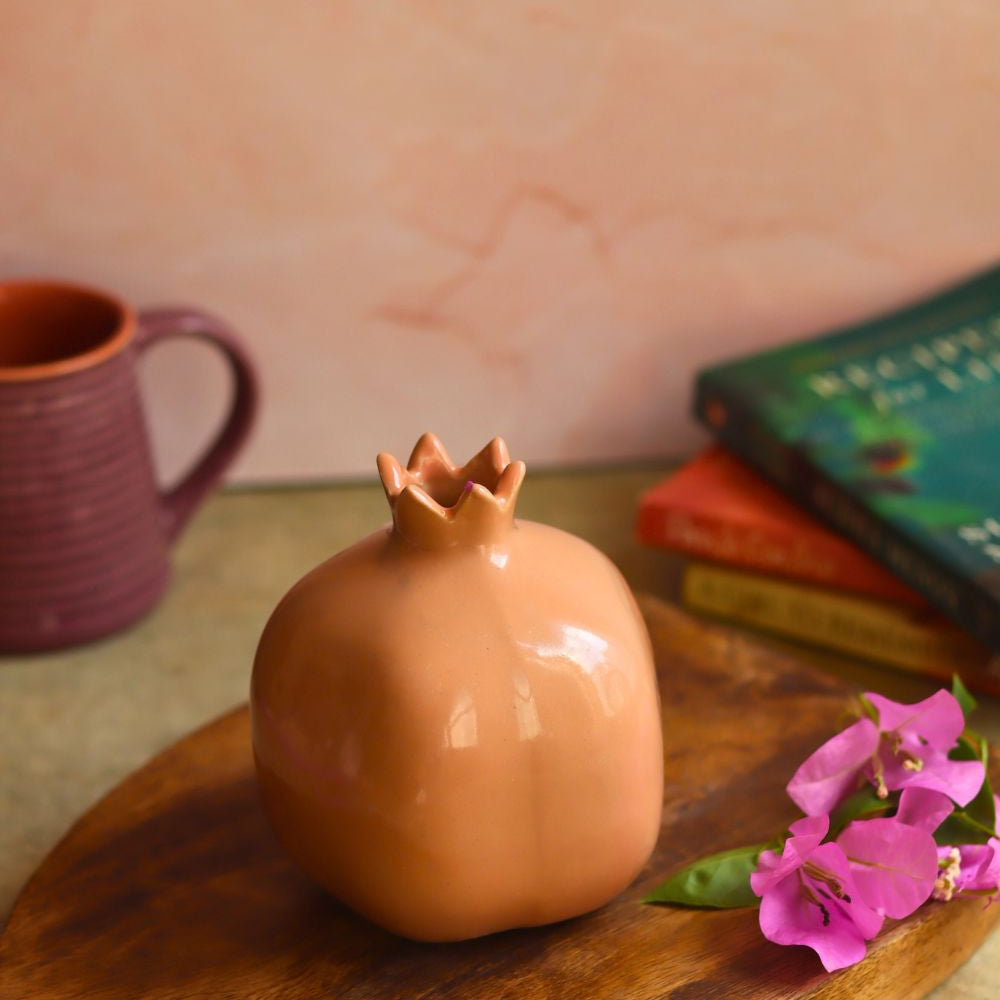 Anar Vase - Peach made by ceramic
