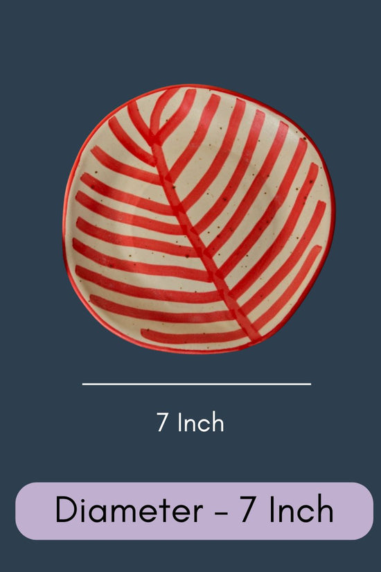 Red Leaf Plate