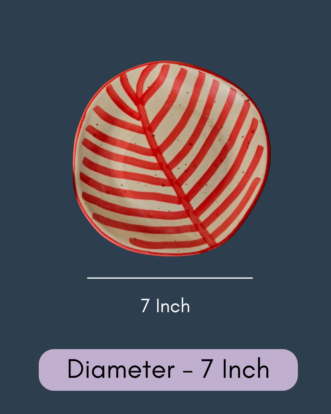 Red Leaf Plate