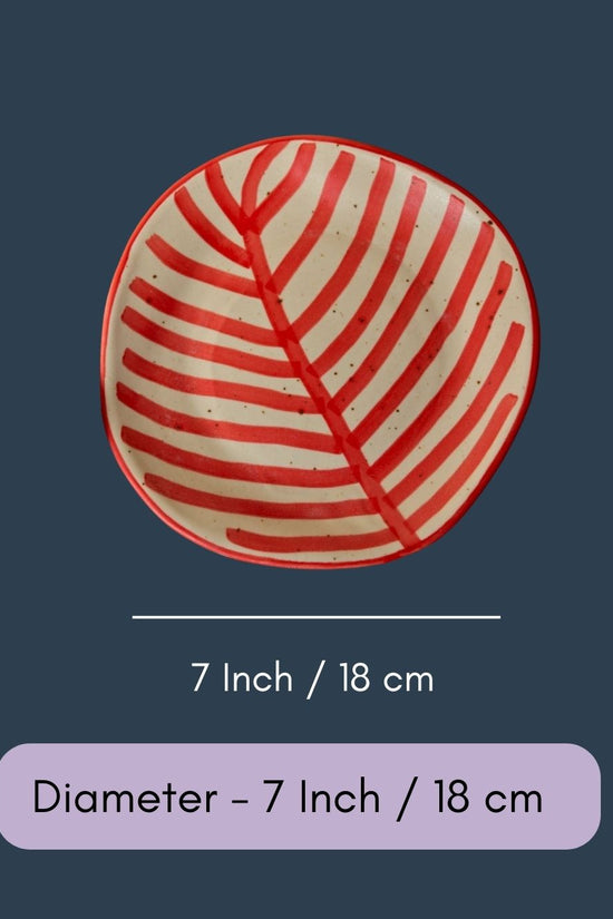 Red Leaf Plate