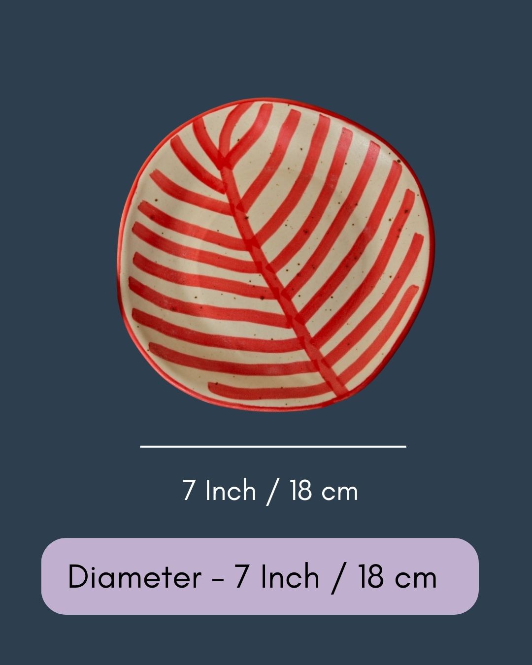 Red Leaf Plate