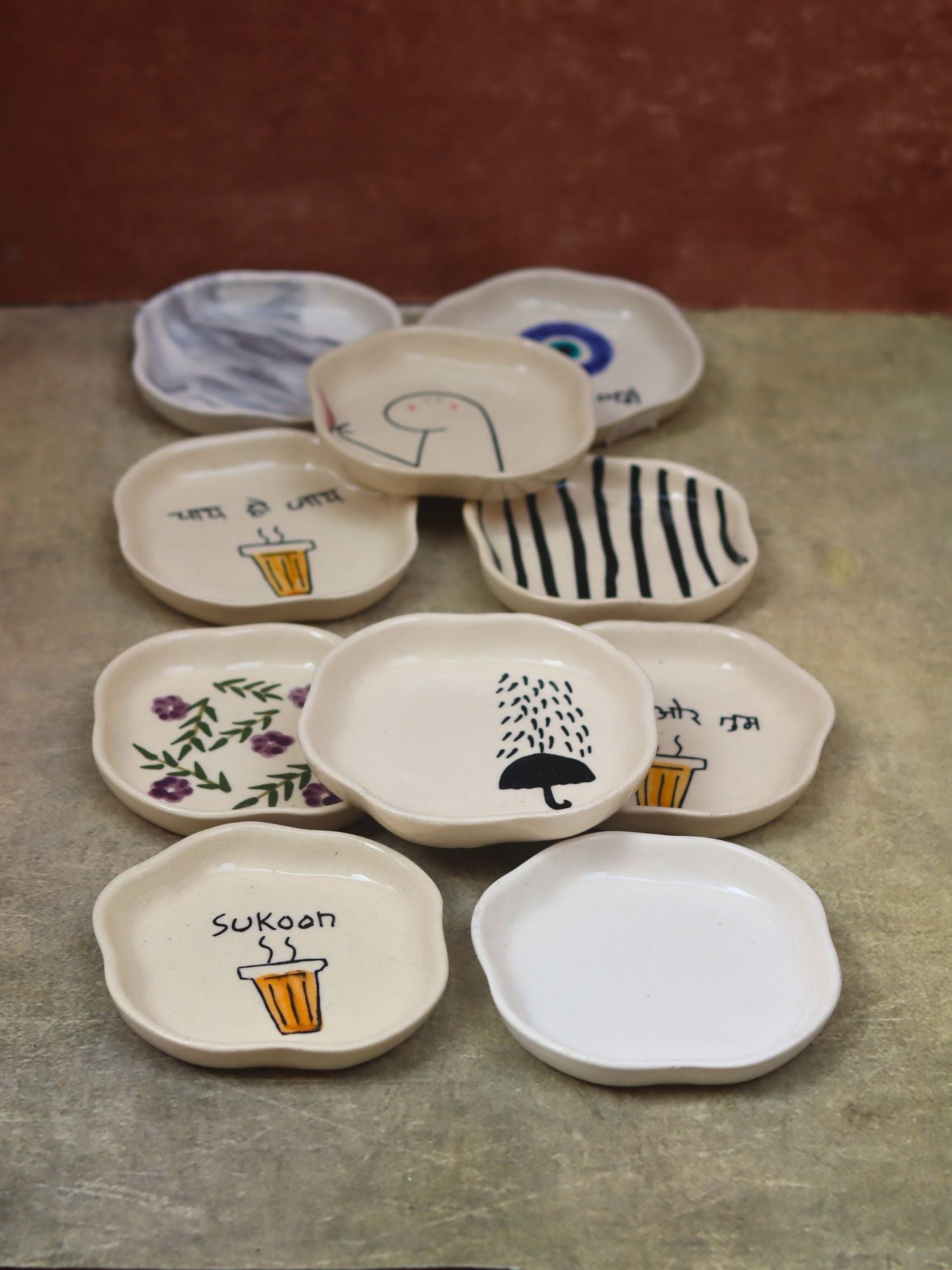 Set of 10 Sugar Treat Dessert Plate (for the price of 7)