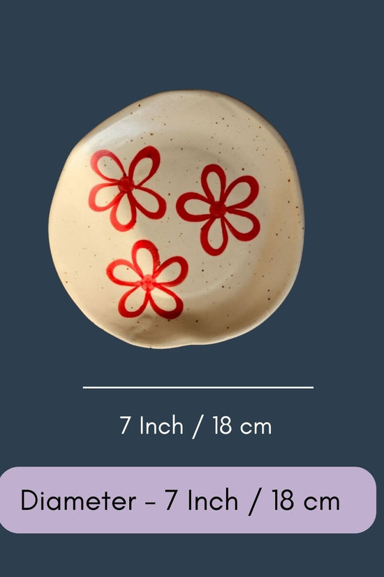 Red Bloom Plate