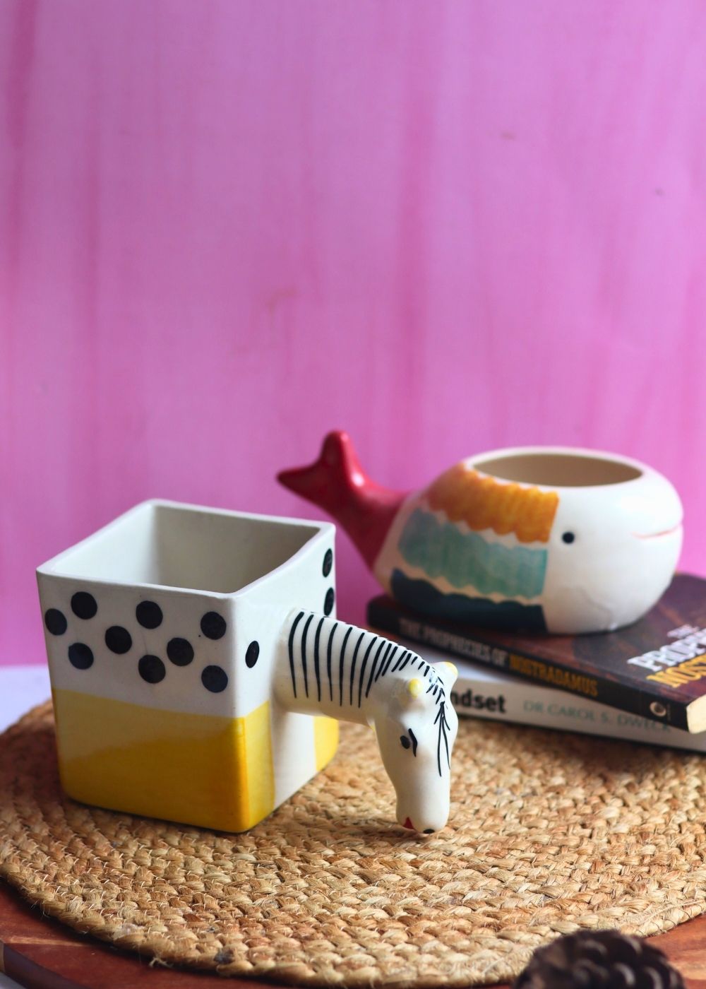 Nemo Fish & Quirky Horse Planter made by ceramic