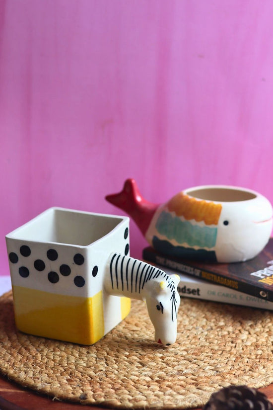 Nemo Fish & Quirky Horse Planter made by ceramic