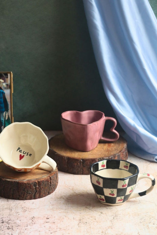 Set of 3 - Loveberry Mugs with premium quality material