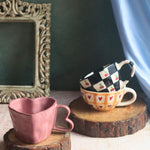 Set of 3 - Loveberry Mugs handmade in india