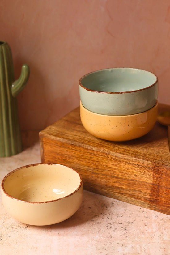 Set of 3 - Everyday Elegance Ceramic Bowls with premium quality material