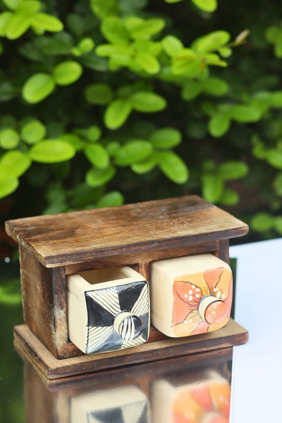 handmade Wooden Decor Drawer – Vibrant Bliss