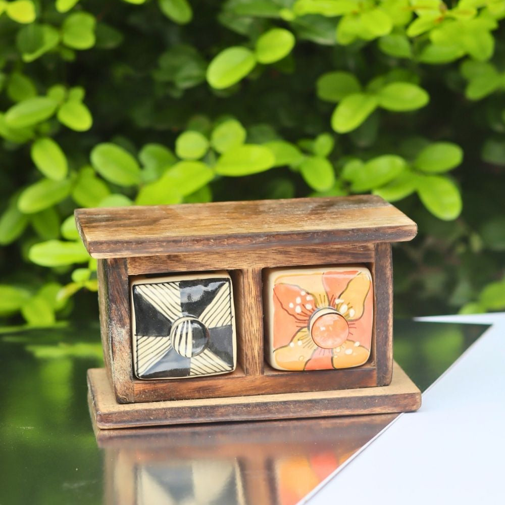 Wooden Decor Drawer – Vibrant Bliss made by wooden