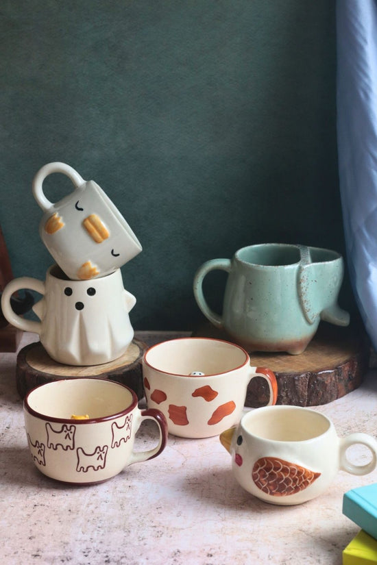 Set of 6 Pinteresty Brew Mugs (for the price of 5) made by ceramic