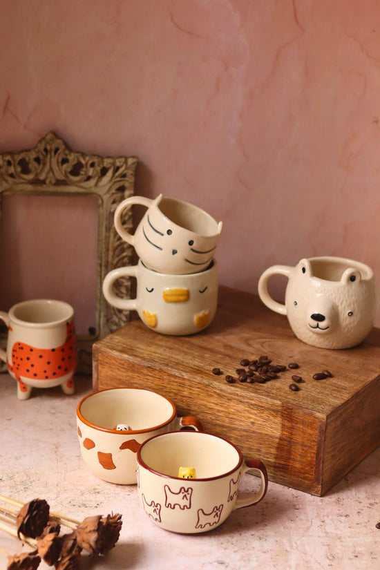Handmade Set of 6 Hotselling Pinteresty Mugs (for the price of 5)