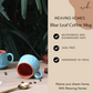Blue Serene Leaf Coffee Mug