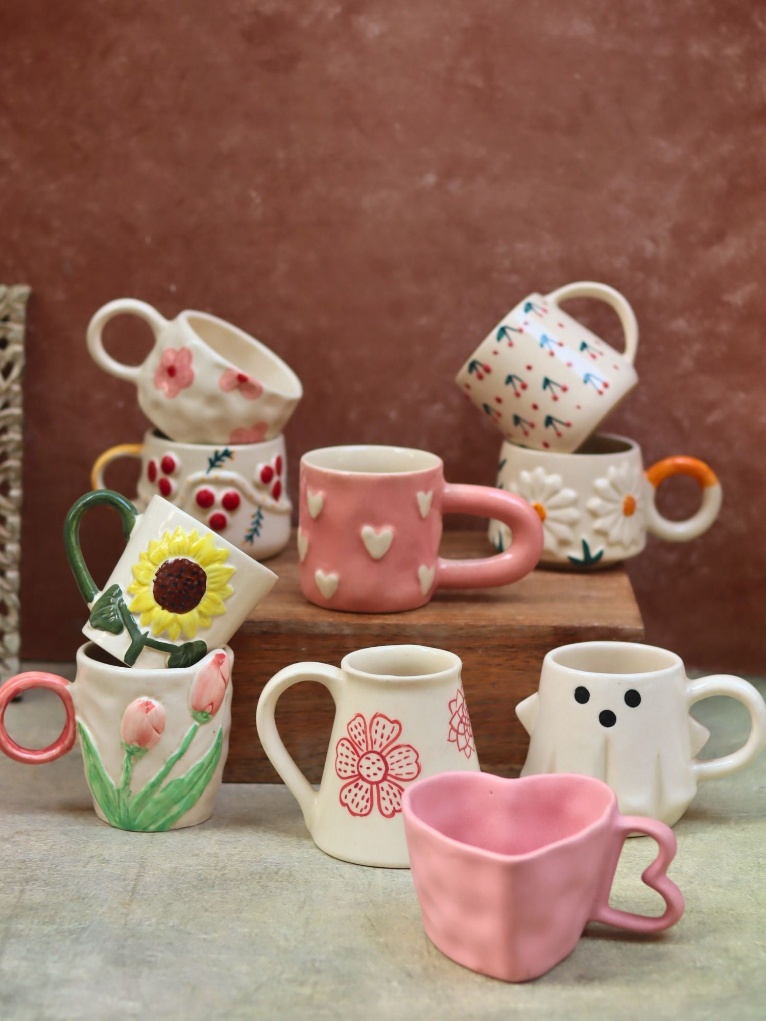 Set of 10 Coffee & Chill Mugs Combo (for the price of 7)