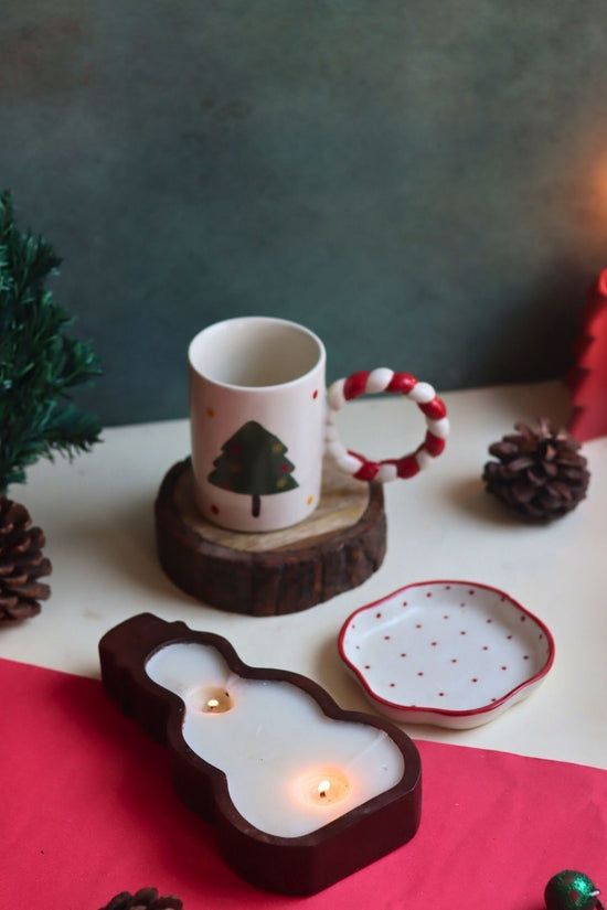Set of 3 - Merry Morning Combo made by wood & ceramic