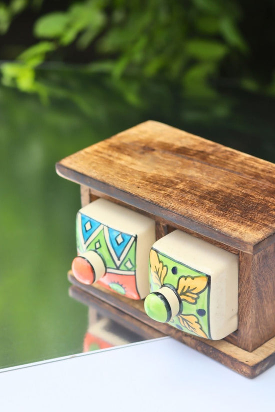 Wooden Decor Drawer – Tribal Bliss made by wooden