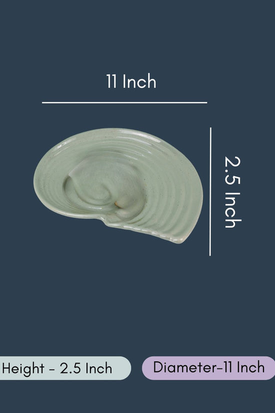 Sage Green Shell Platter