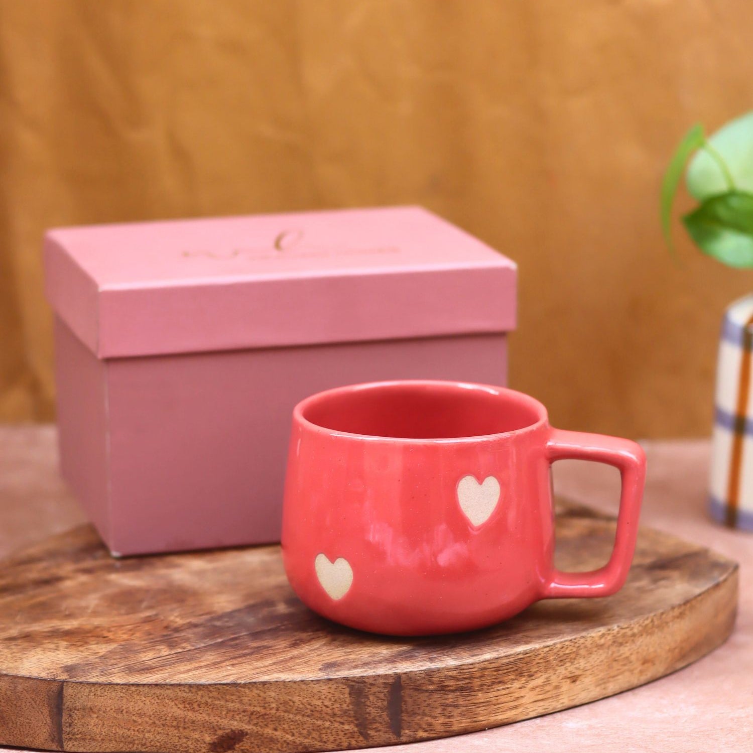 handmade Heart-throb mug in a Gift Box