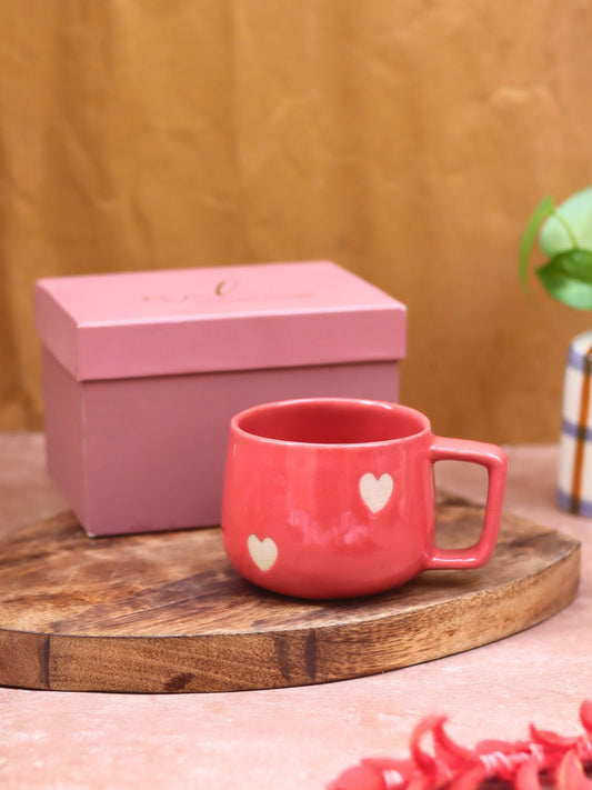 handmade Heart-throb mug in a Gift Box