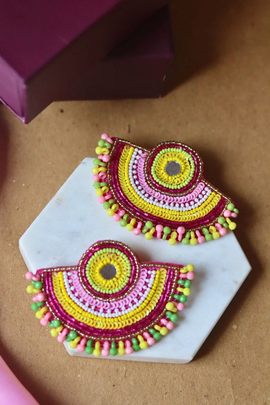 Mastani Handmade Beaded Earrings in unique and dashing style