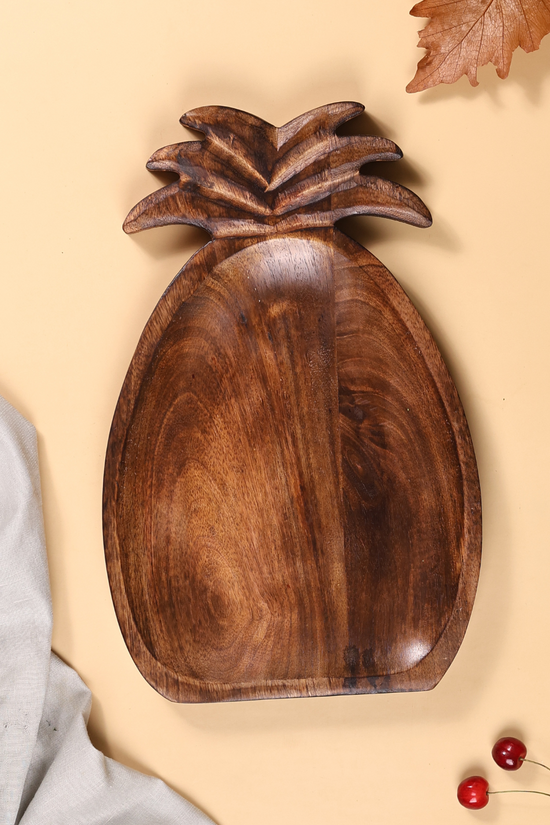 Wooden serveware platter 
