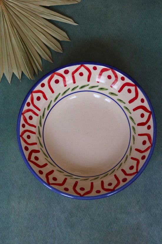 Handmade indie pasta plate