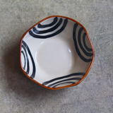 Ceramic bowls black & white