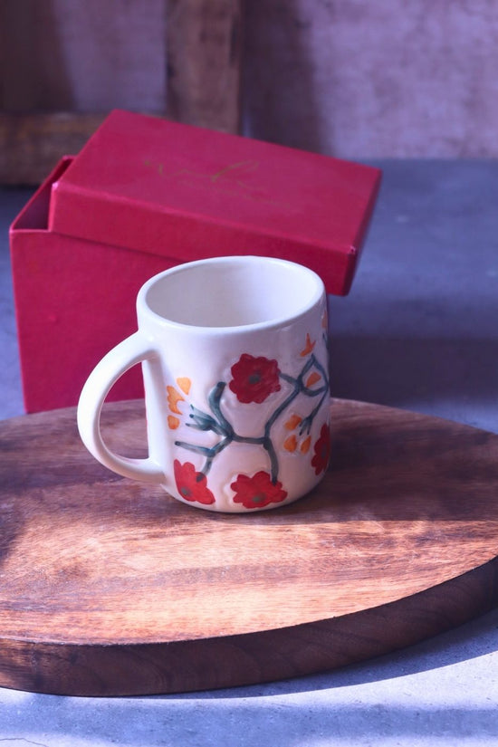 Garden Dreams Mug in a Gift Box handmade in india
