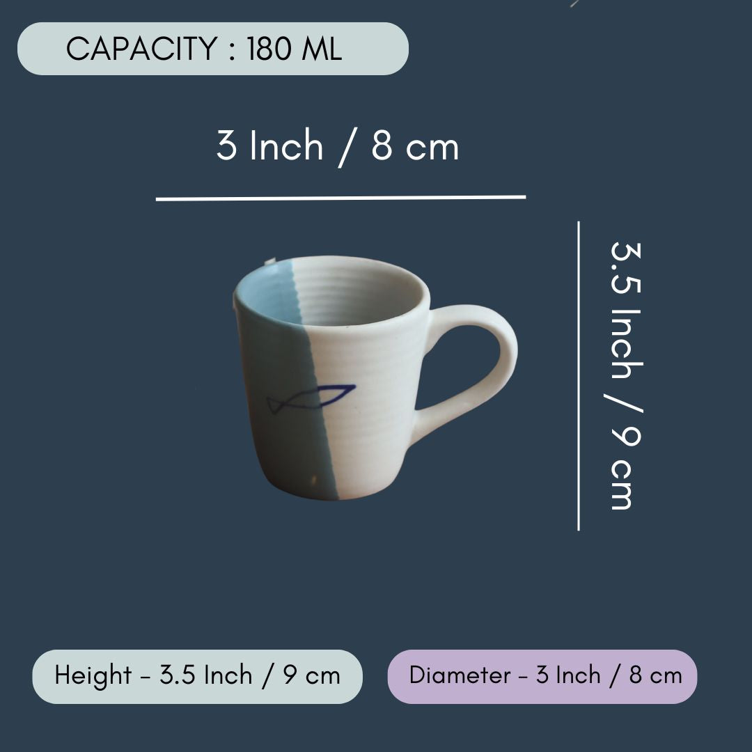 Coastal Catch Mug - Set of 6