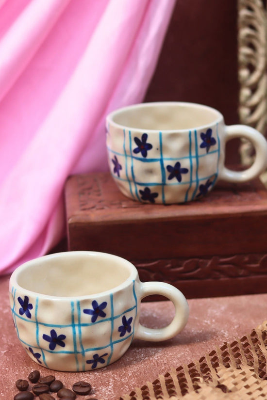 handmade Blue Star Mug