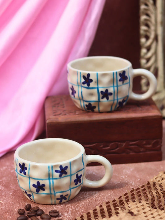 handmade Blue Star Mug