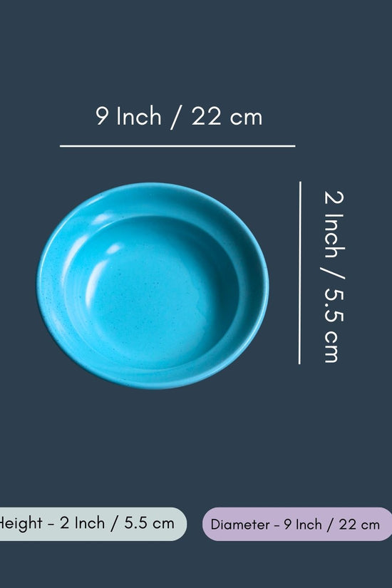 Teal Pasta Plate