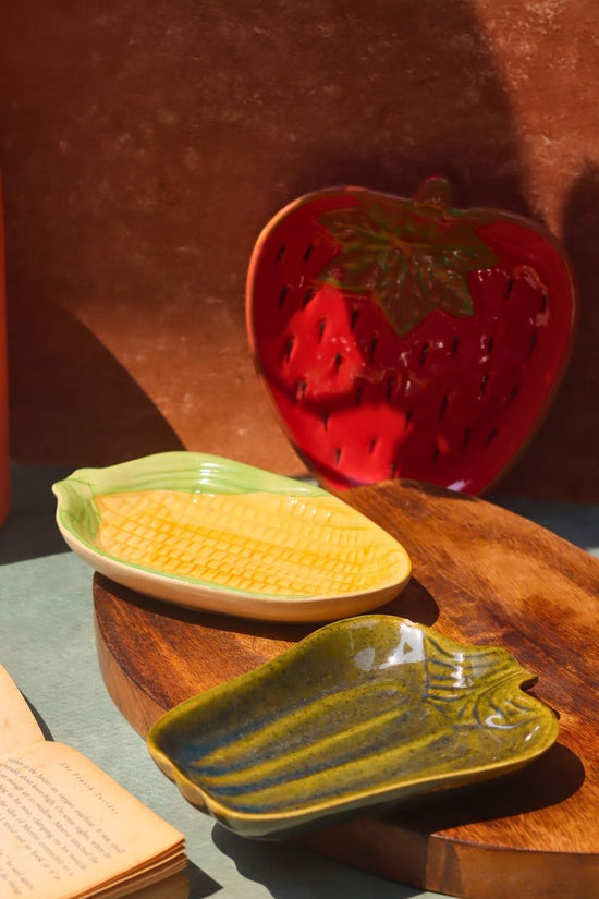 Set of 3 - Berry & Veggie Delight Platters