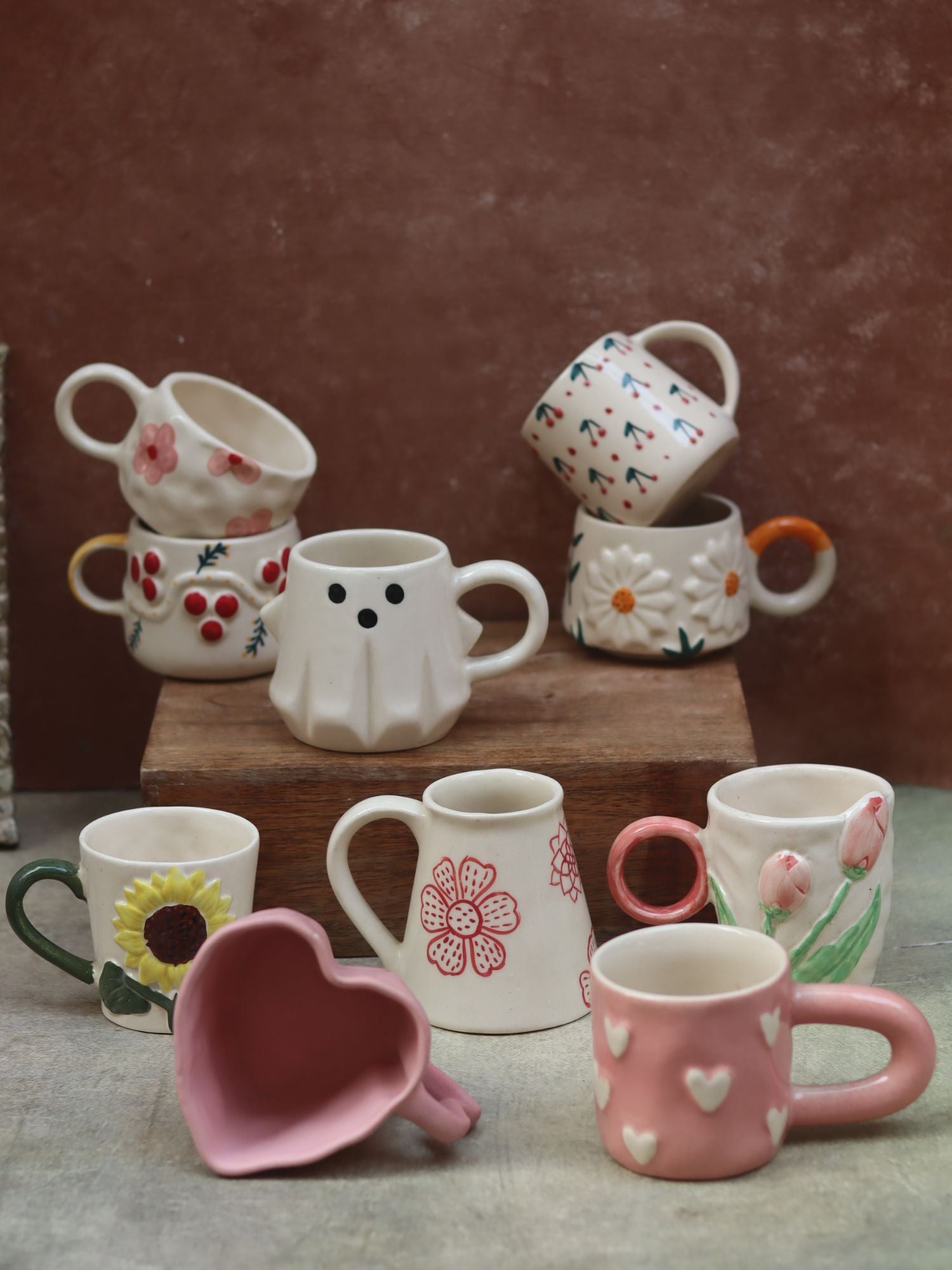 Set of 10 Coffee & Chill Mugs Combo (for the price of 7)