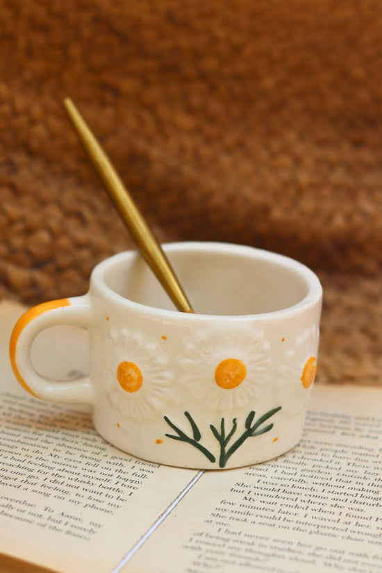 Sunflower Bloom Mug made by ceramic