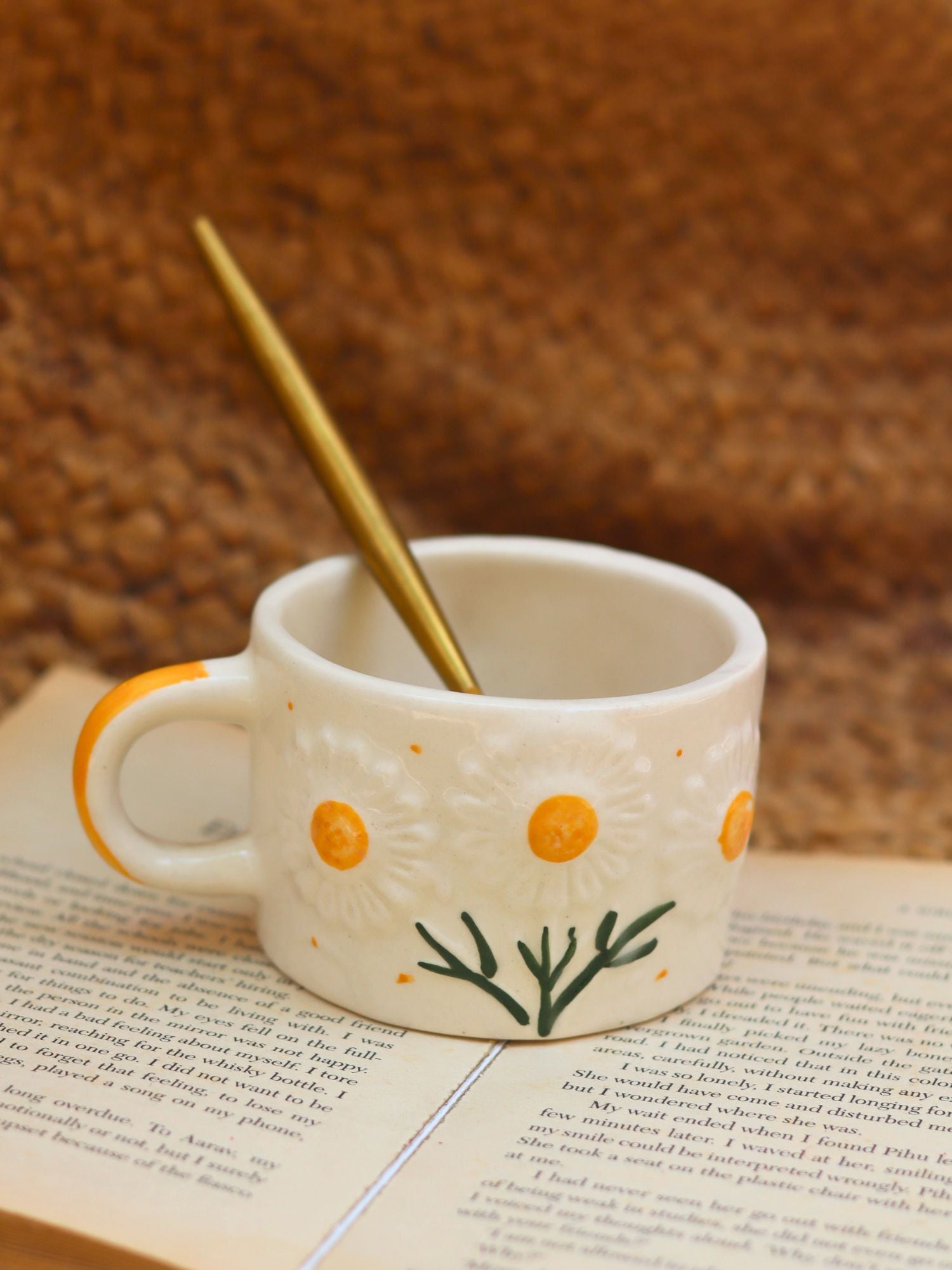 Sunflower Bloom Mug made by ceramic
