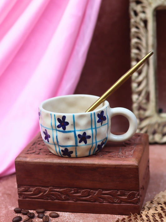 Blue Star Mug made by ceramic