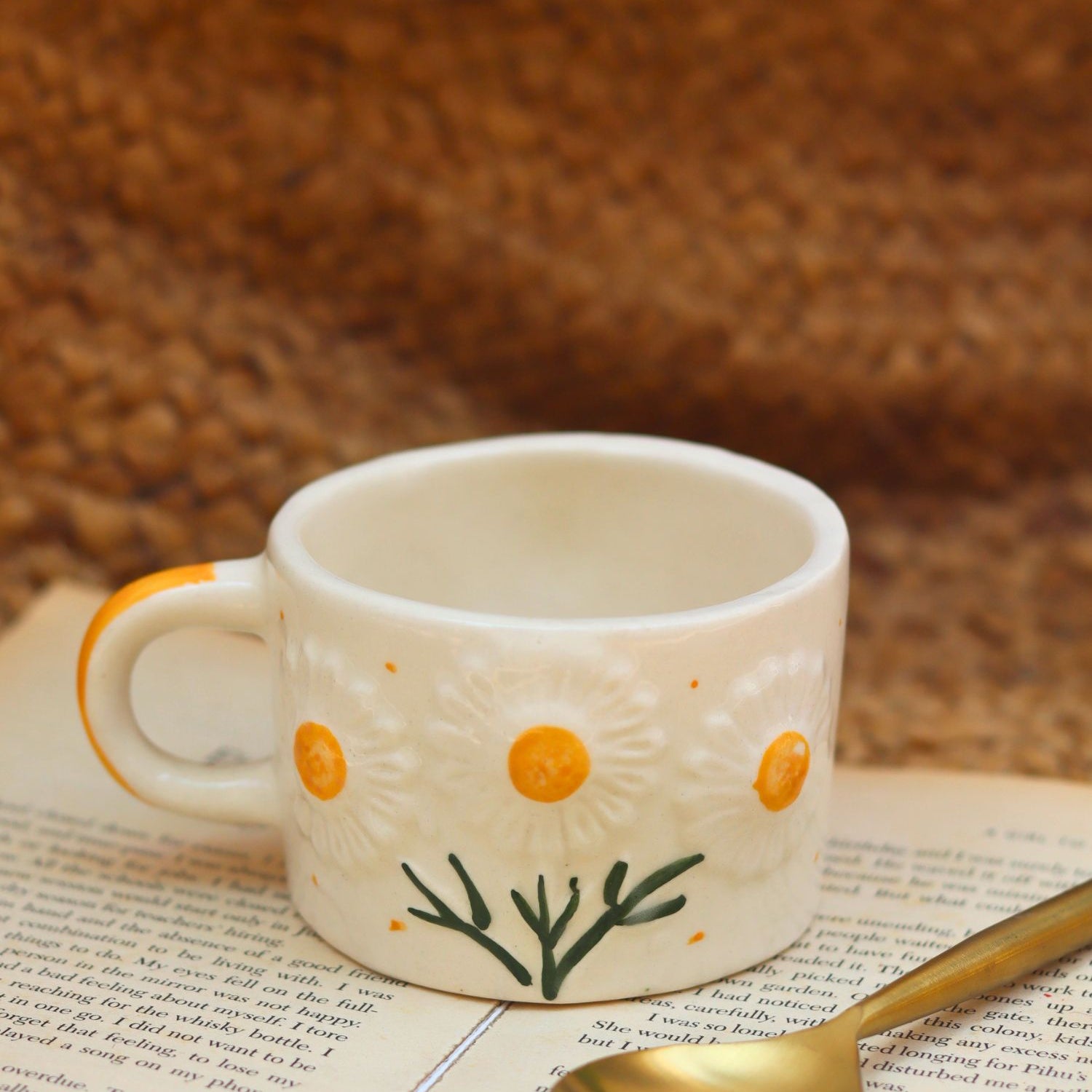 handmade Sunflower Bloom Mug