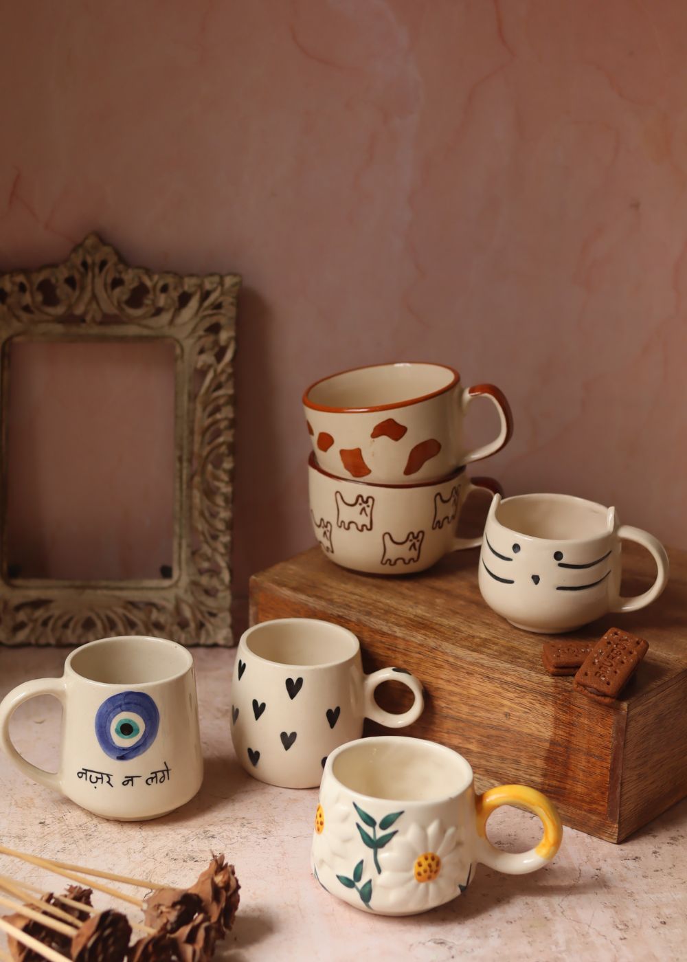 Set of 6 Morning Sip Mugs (for the price of 5) - Combo Pack with premium quality material