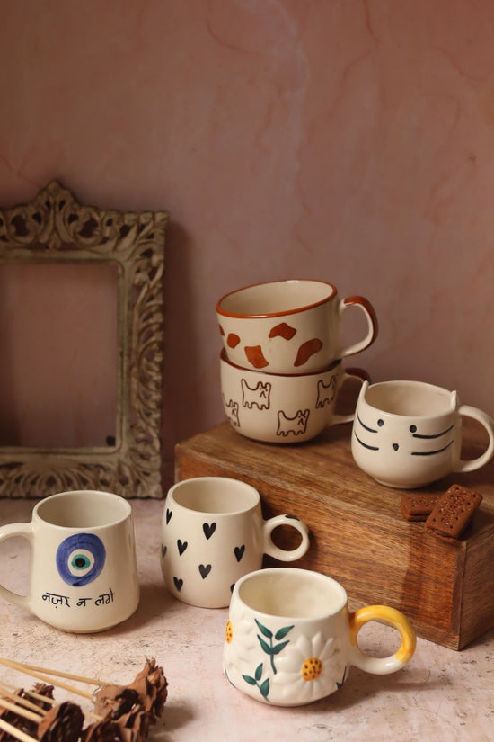 Set of 6 Morning Sip Mugs (for the price of 5) with premium quality material