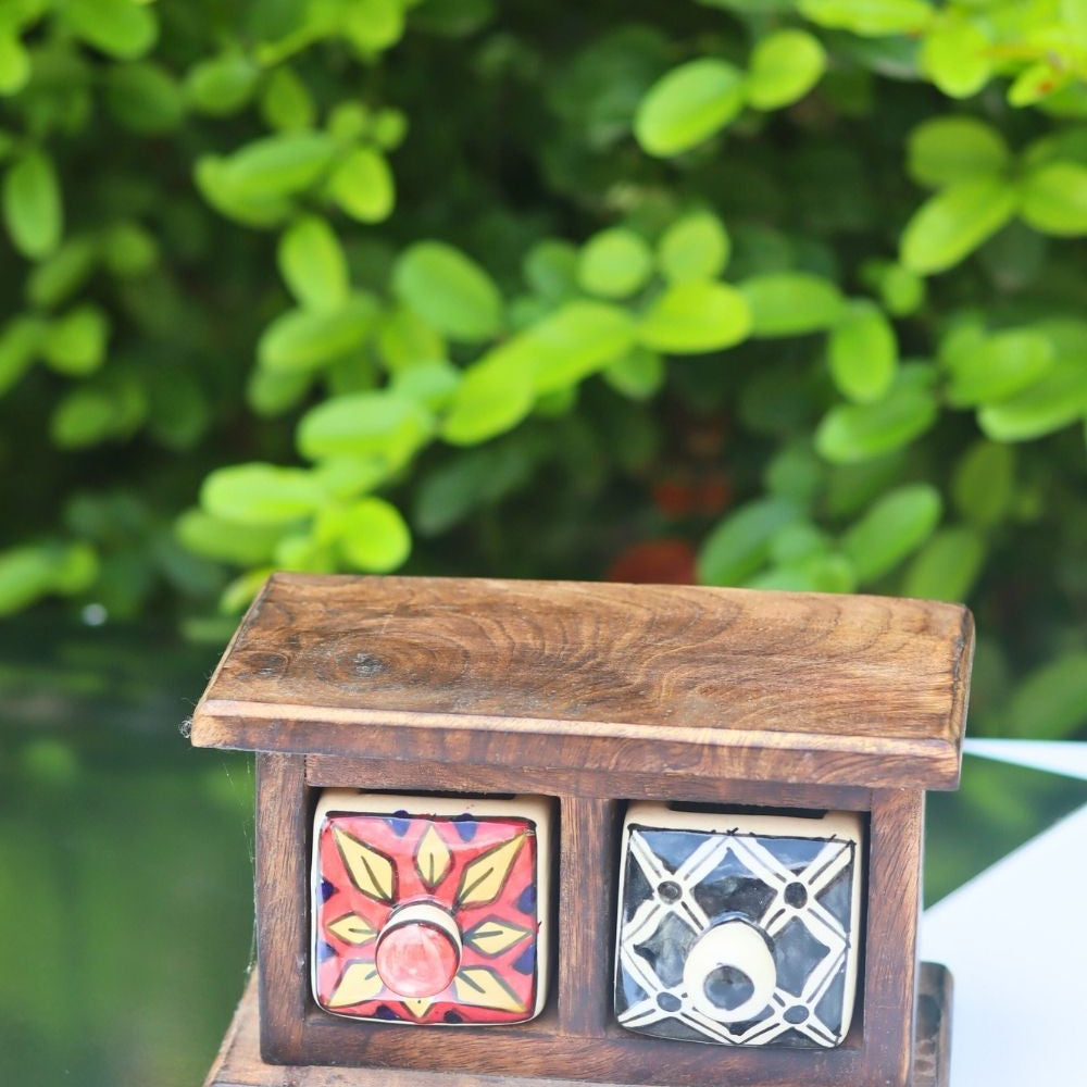 Wooden Decor Drawer – Carnival Bloom made by wooden
