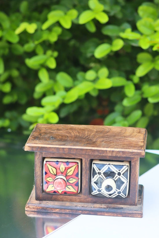 Wooden Decor Drawer – Carnival Bloom made by wooden