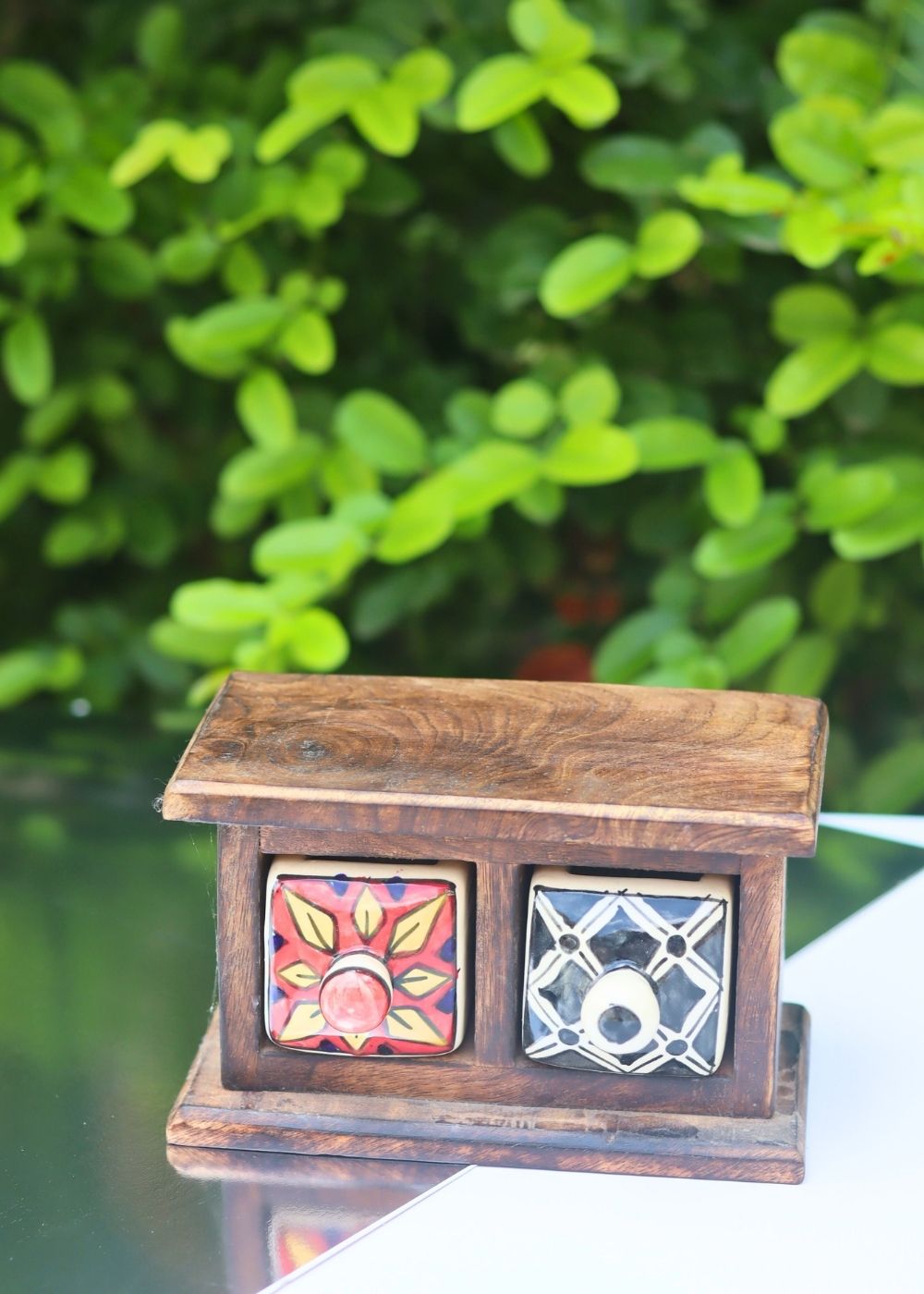 Wooden Decor Drawer – Carnival Bloom made by wooden
