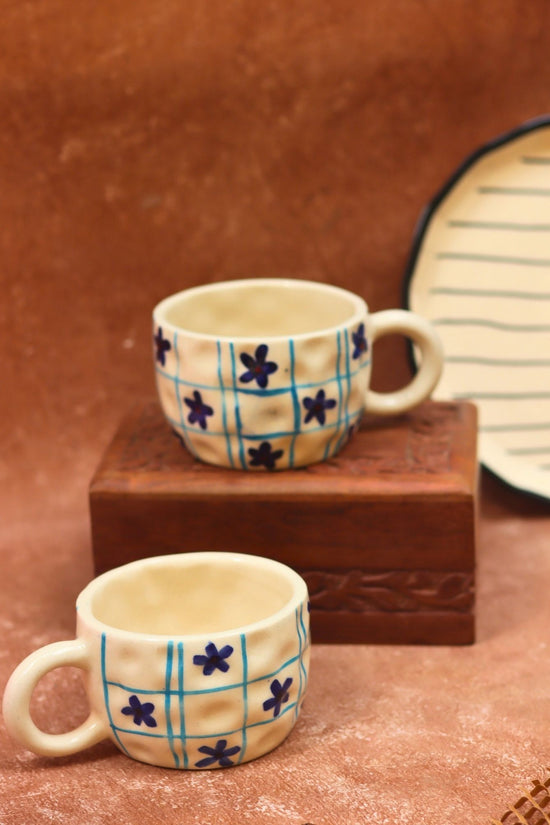 Blue Star Mug handmade in India
