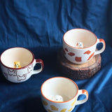 Handmade Set of 3 - Pinteresty Sip Mugs