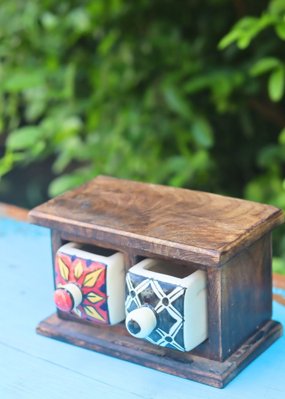 Wooden Decor Drawer – Carnival Bloom