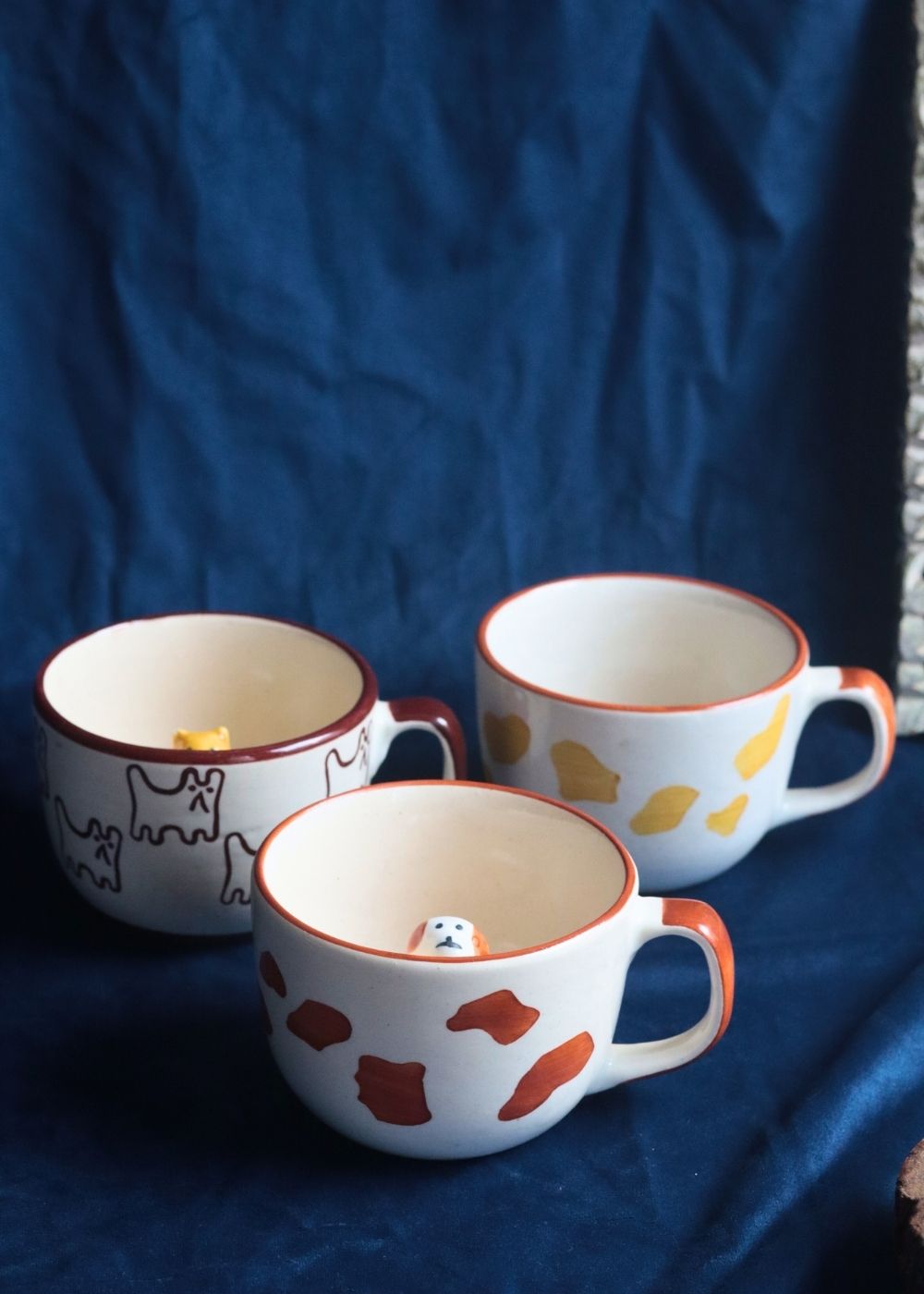 Set of 3 - Pinteresty Sip Mugs with premium quality material