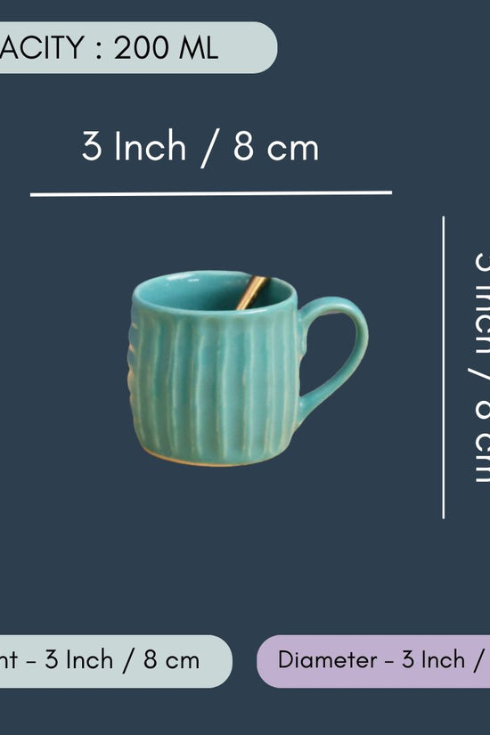 Teal Chai Cup