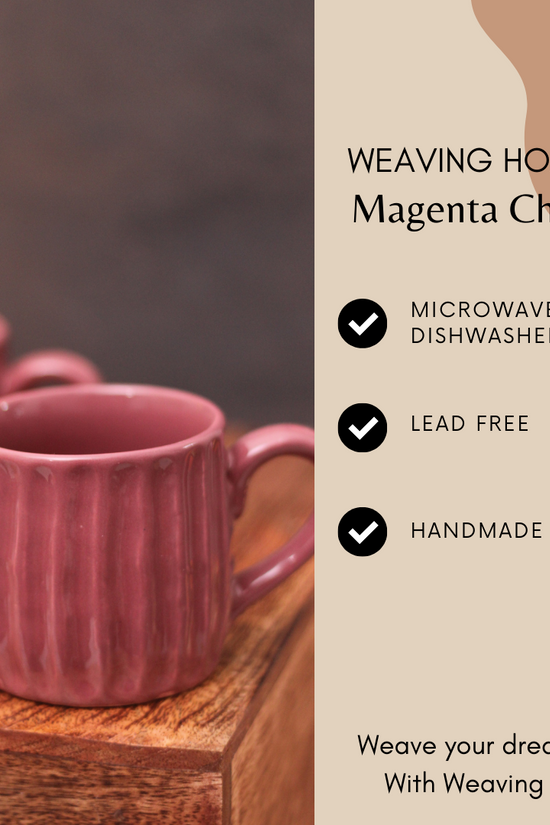 Magenta tea cup significations